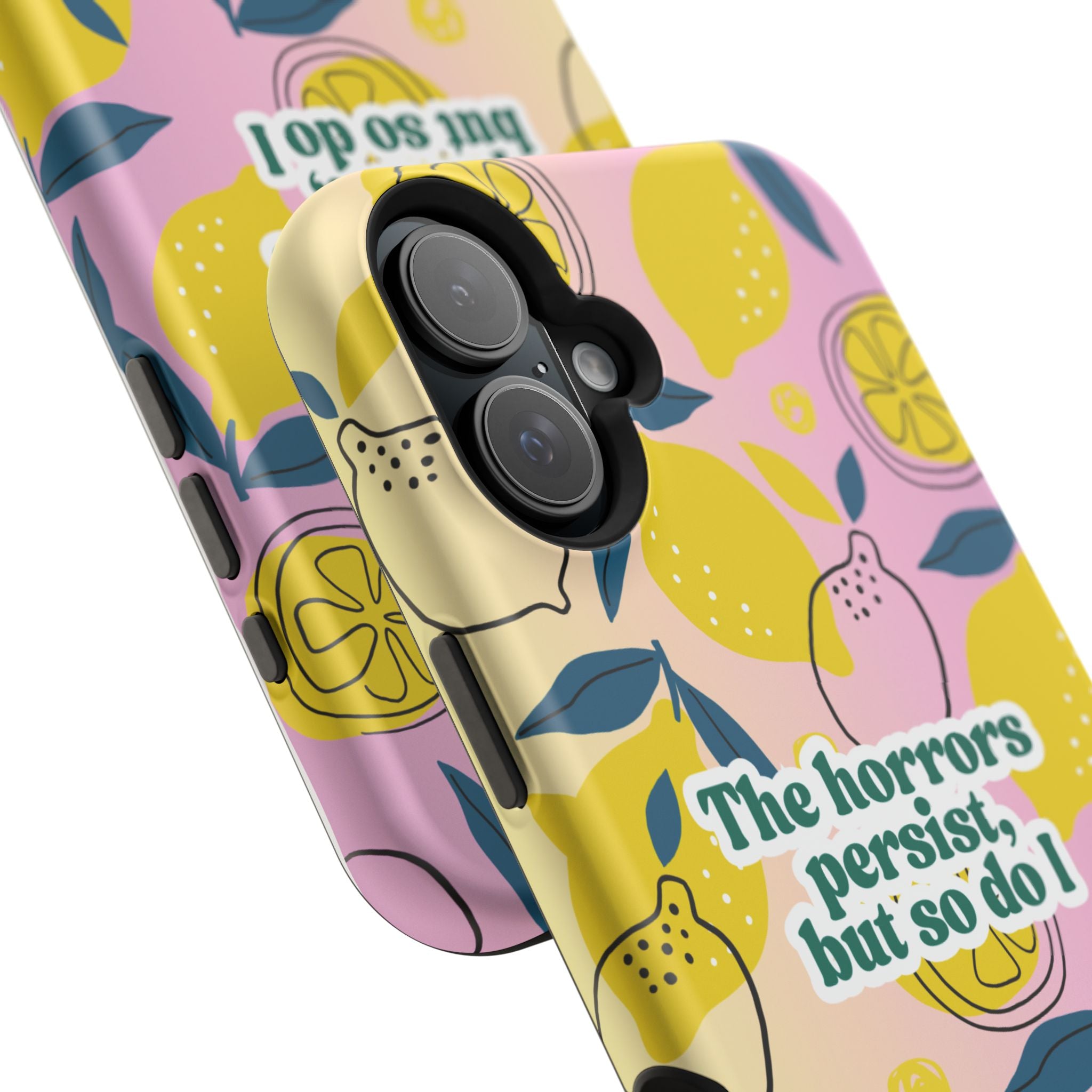 The Horrors Persist, but So Do I - Magnetic Tough Case for iPhone