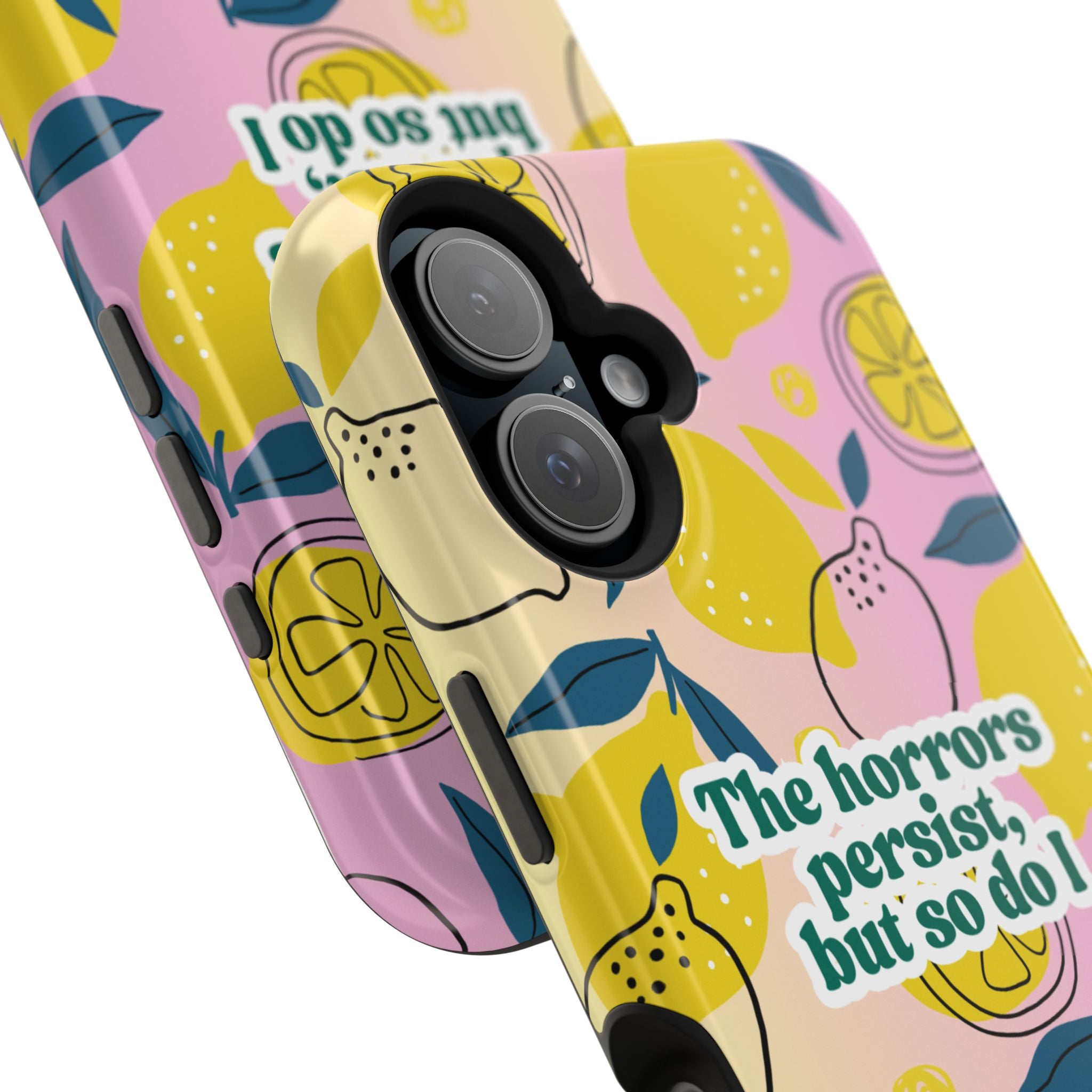 The Horrors Persist, but So Do I - Magnetic Tough Case for iPhone