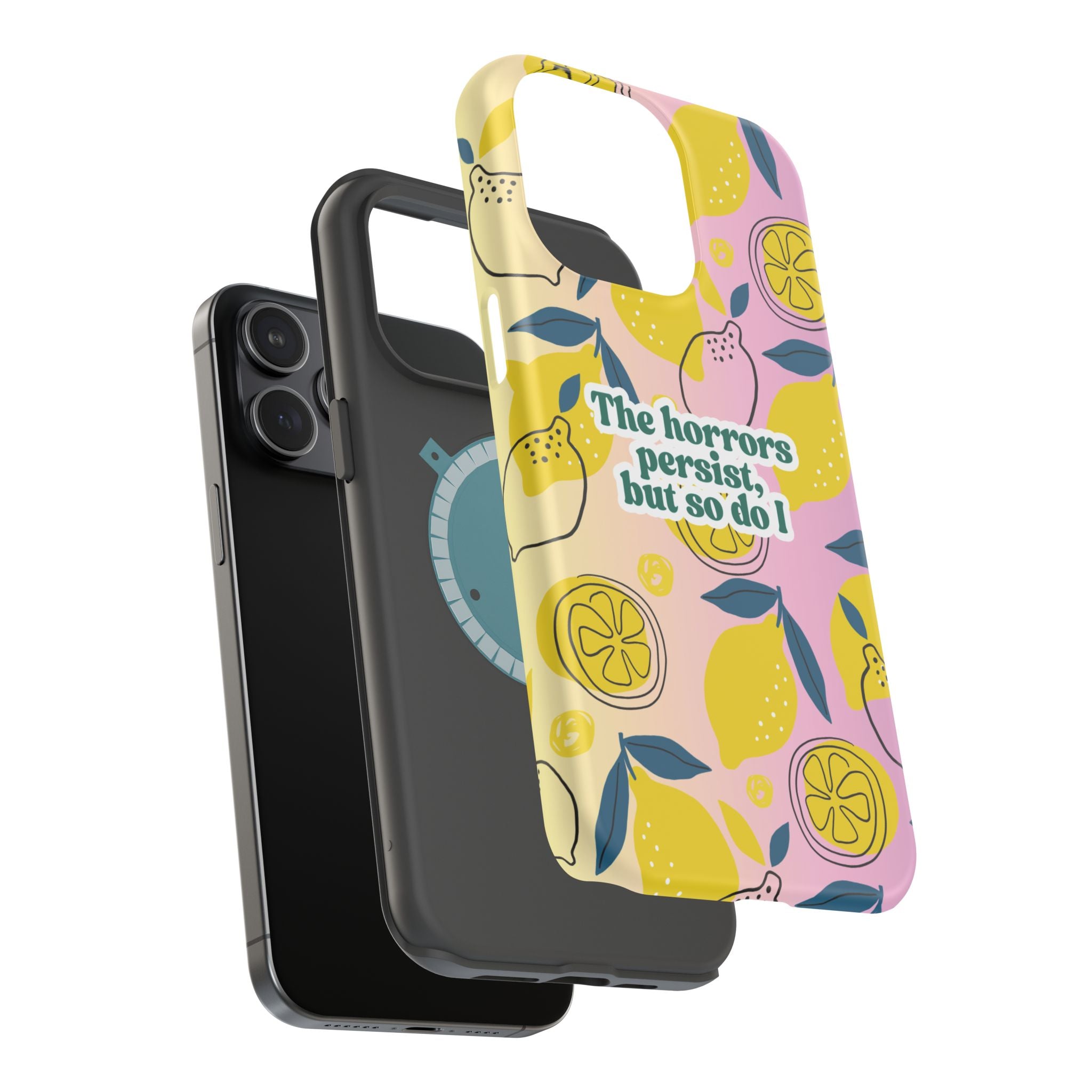 The Horrors Persist, but So Do I - Magnetic Tough Case for iPhone