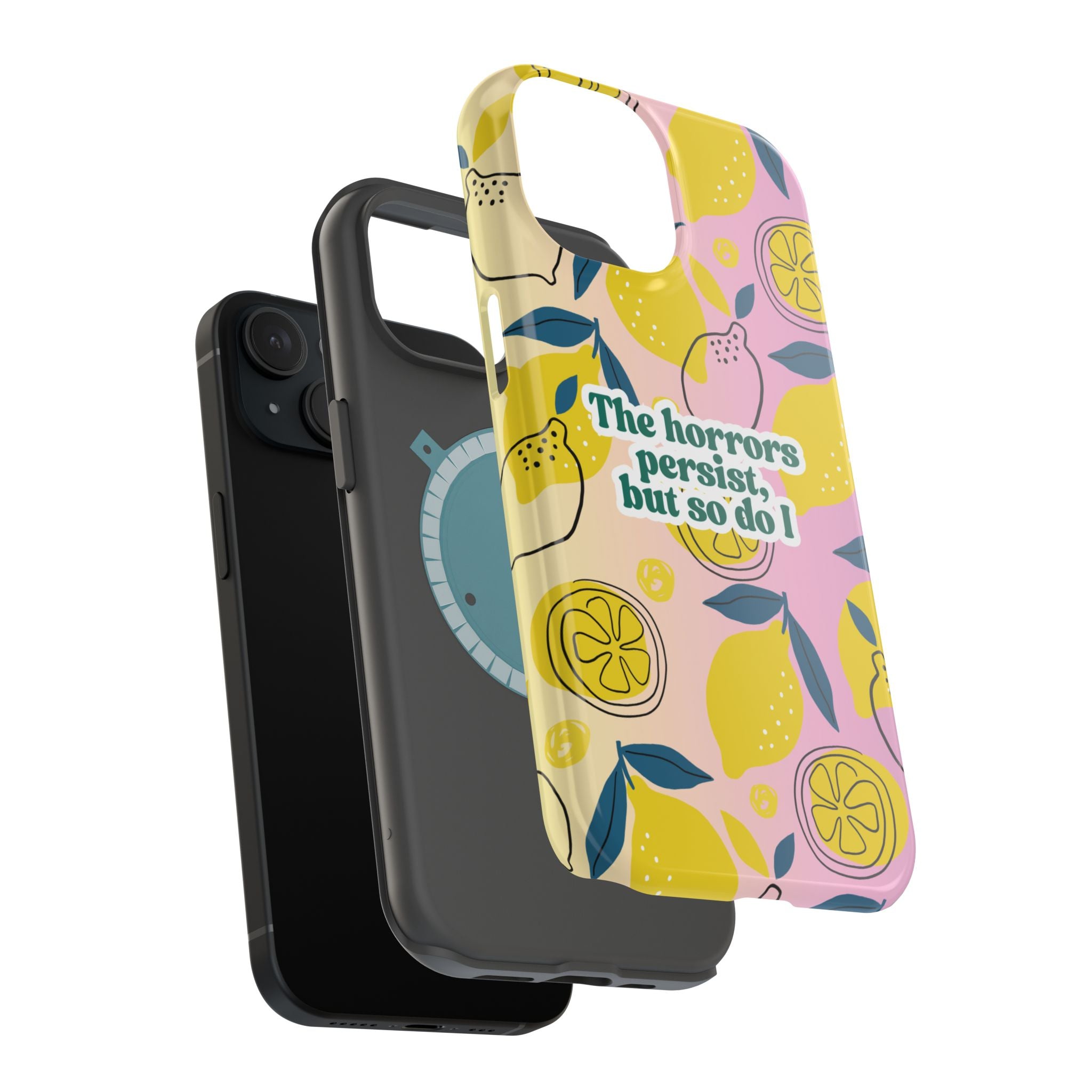 The Horrors Persist, but So Do I - Magnetic Tough Case for iPhone