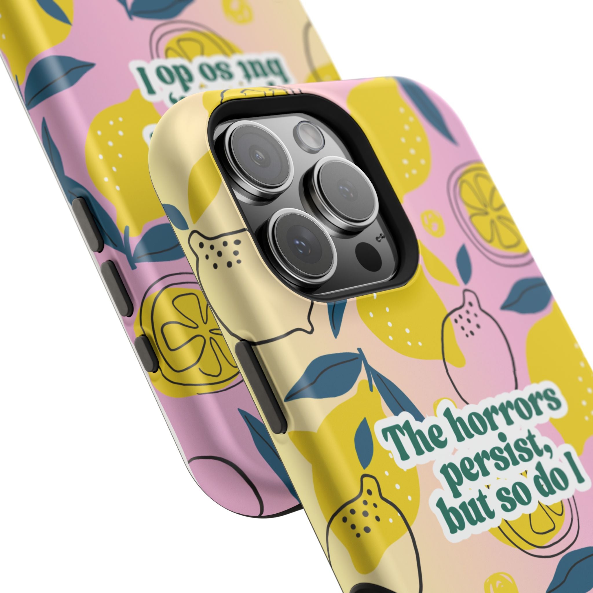 The Horrors Persist, but So Do I - Magnetic Tough Case for iPhone