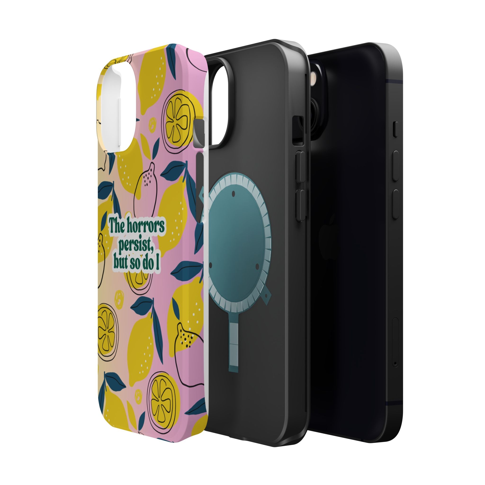 The Horrors Persist, but So Do I - Magnetic Tough Case for iPhone