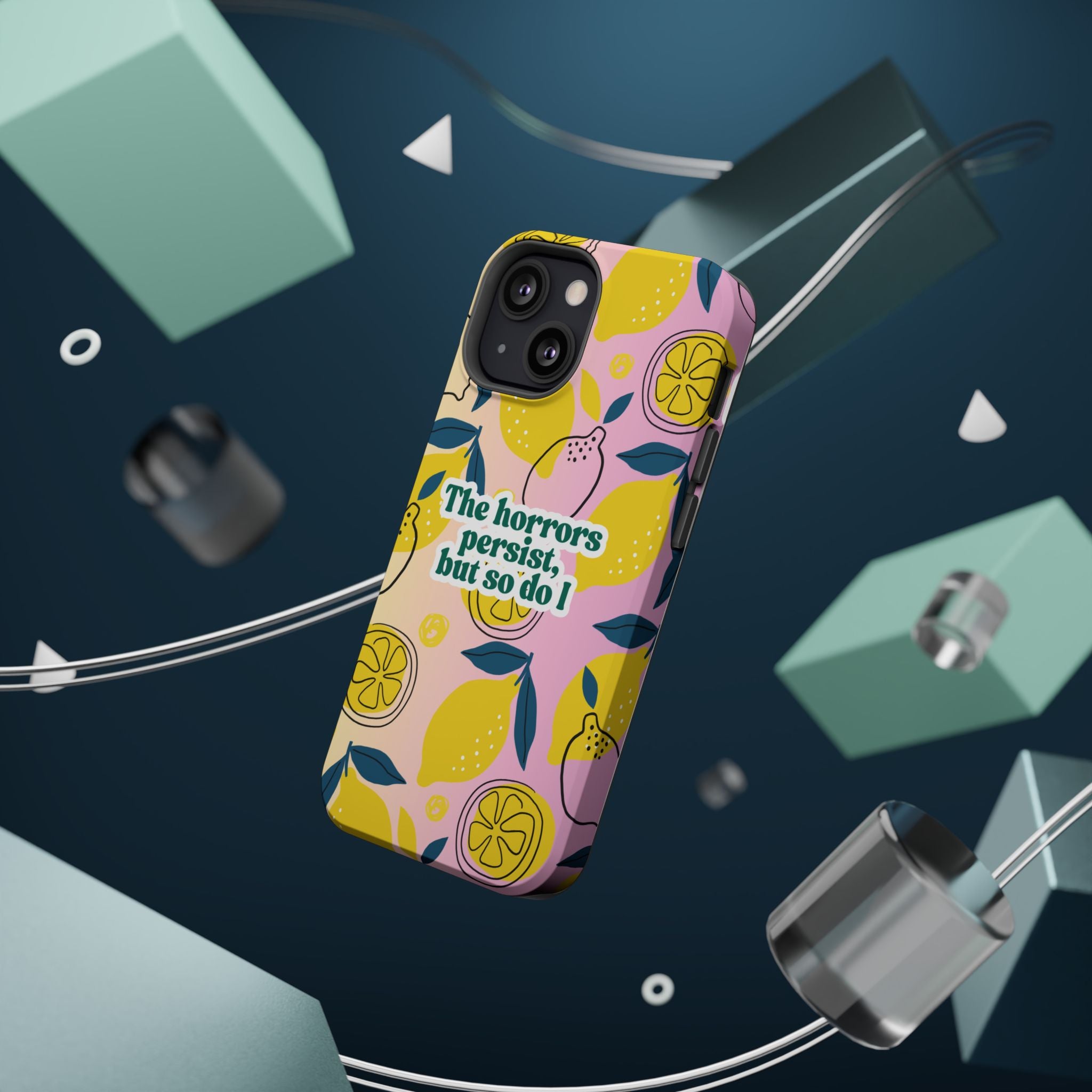 The Horrors Persist, but So Do I - Magnetic Tough Case for iPhone