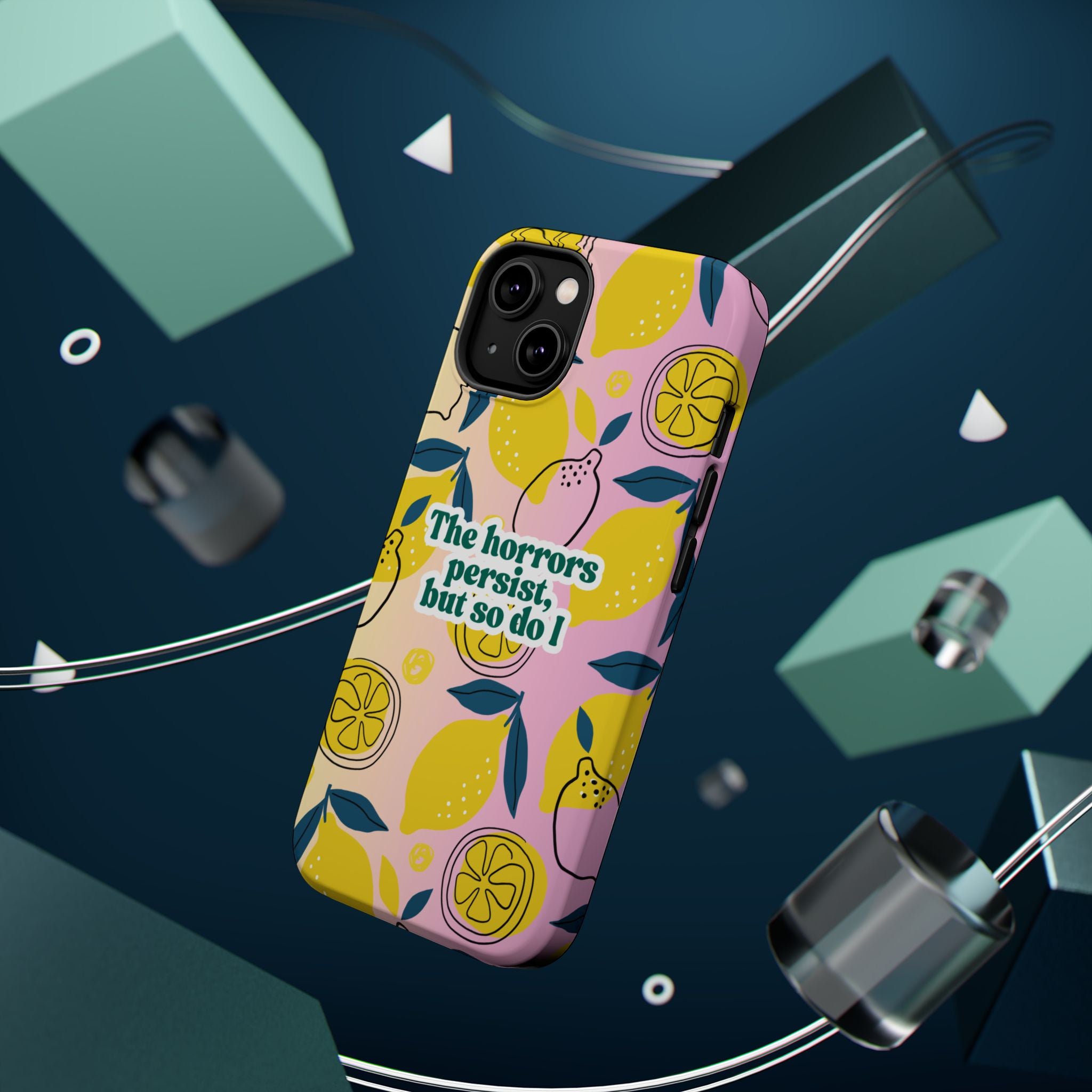 The Horrors Persist, but So Do I - Magnetic Tough Case for iPhone