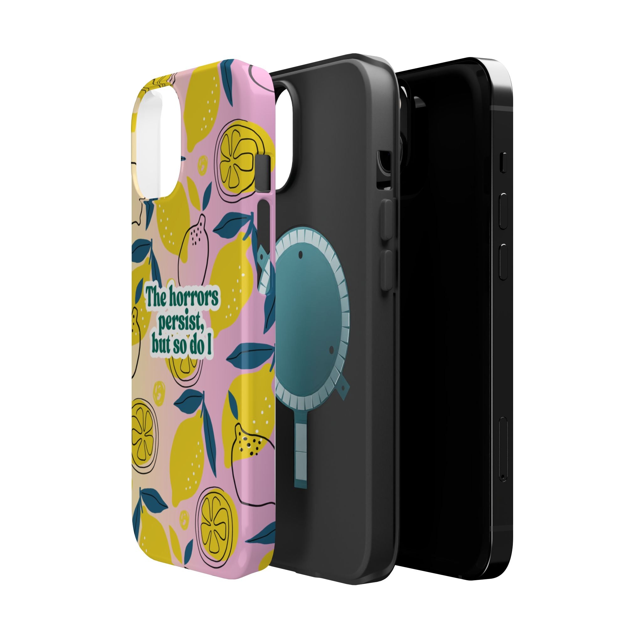 The Horrors Persist, but So Do I - Magnetic Tough Case for iPhone