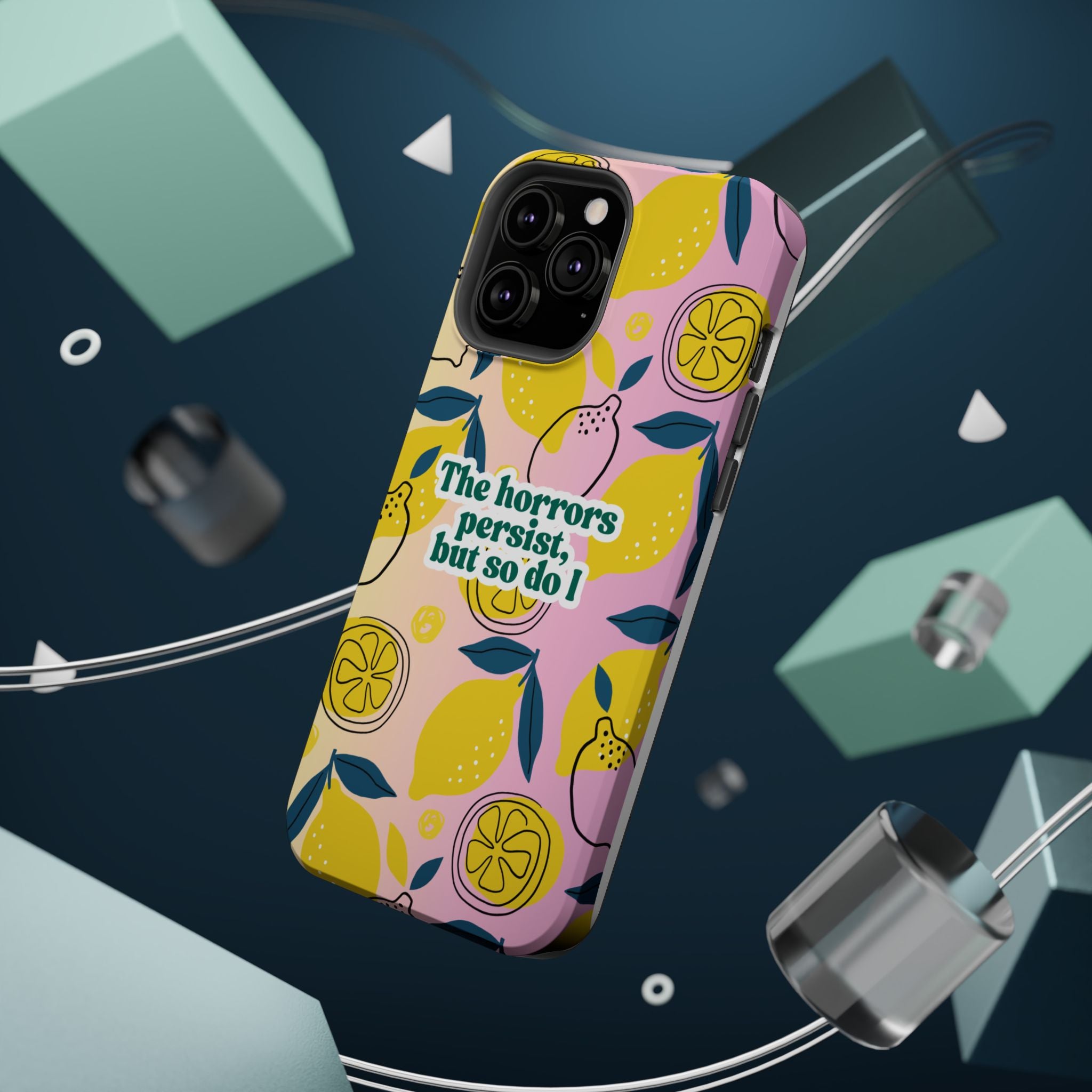 The Horrors Persist, but So Do I - Magnetic Tough Case for iPhone