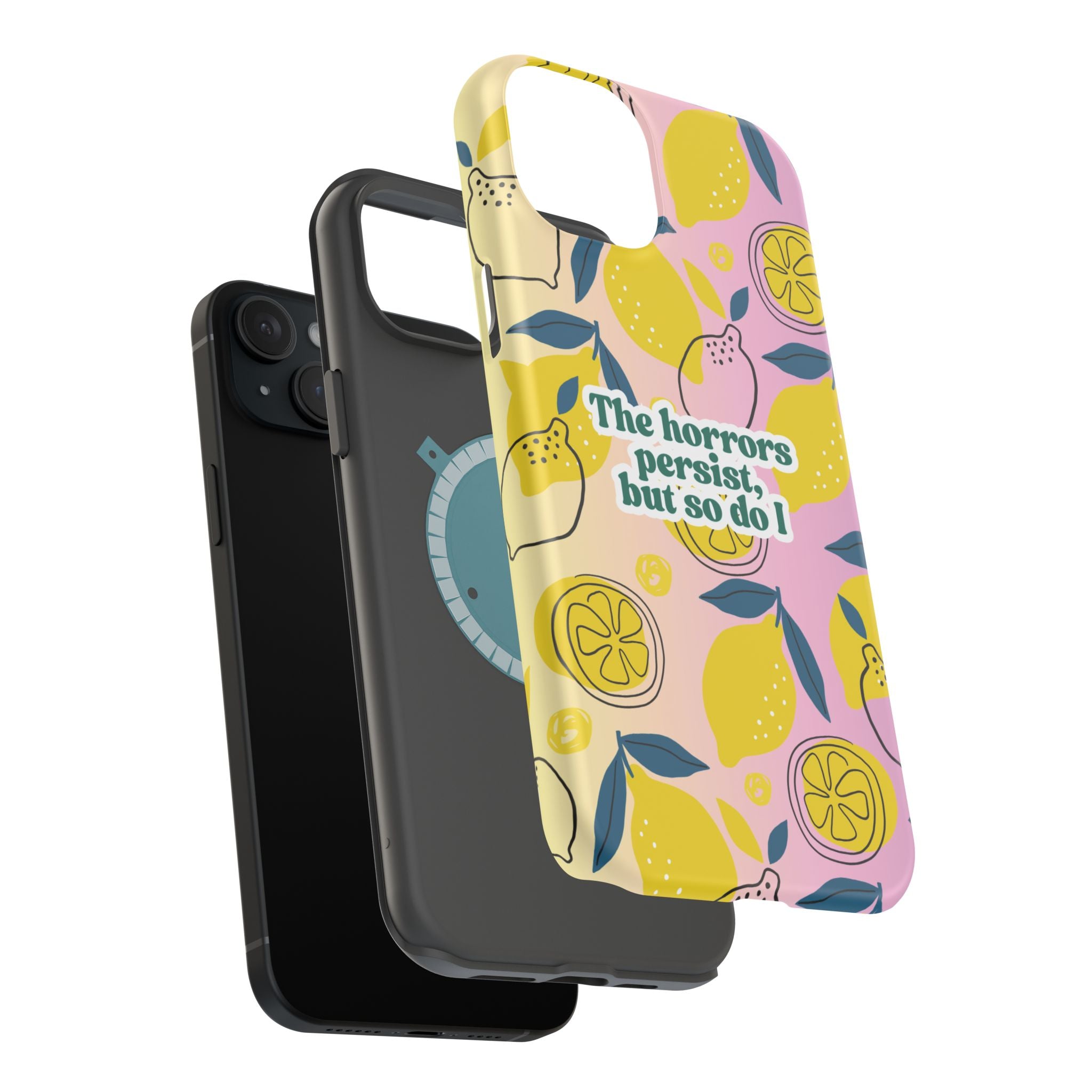 The Horrors Persist, but So Do I - Magnetic Tough Case for iPhone