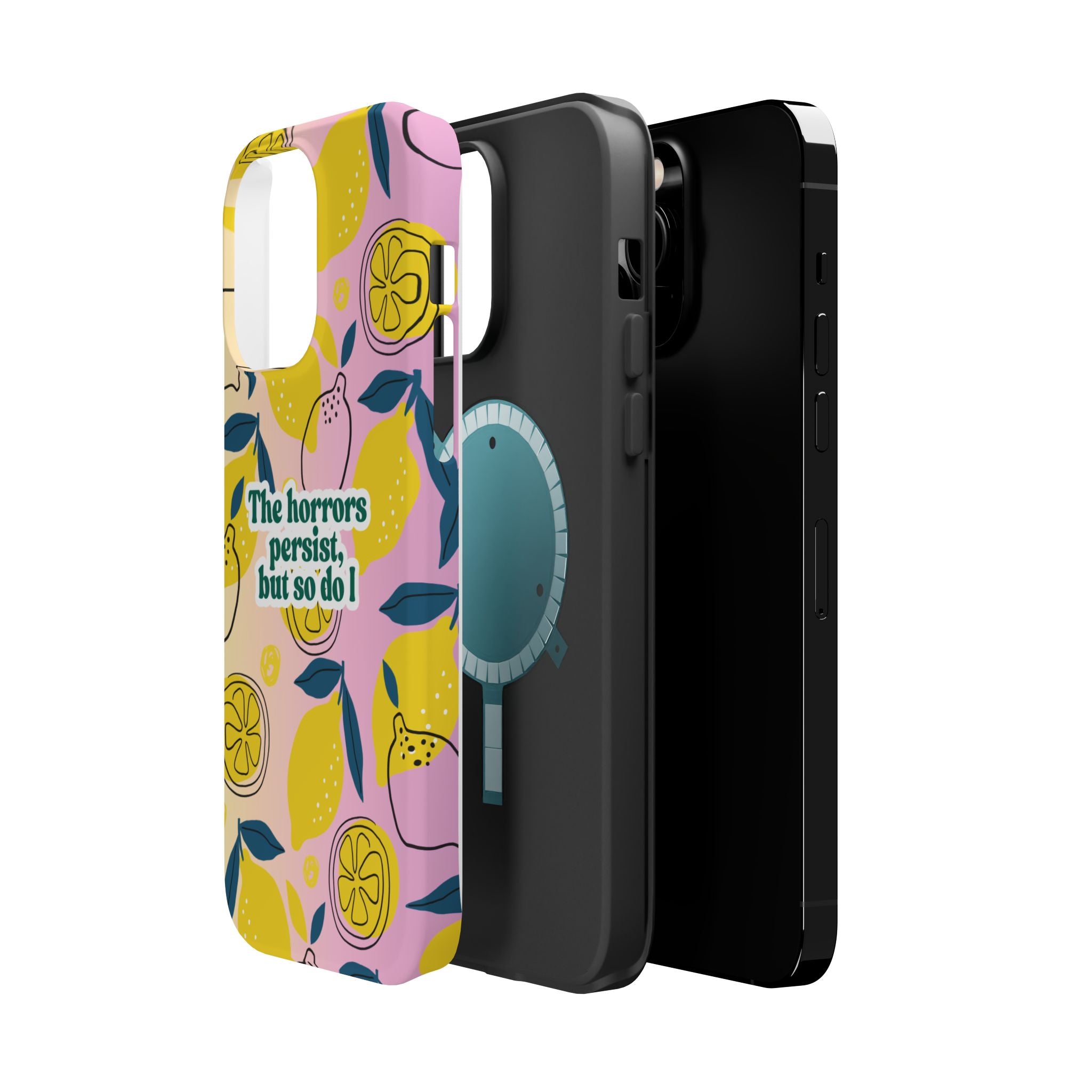 The Horrors Persist, but So Do I - Magnetic Tough Case for iPhone