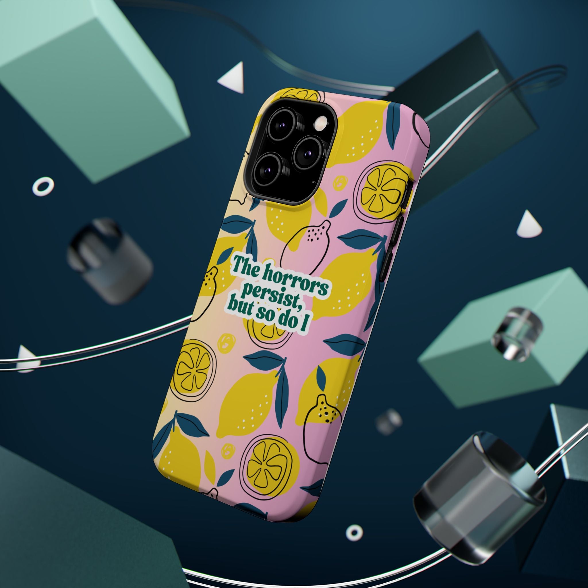 The Horrors Persist, but So Do I - Magnetic Tough Case for iPhone