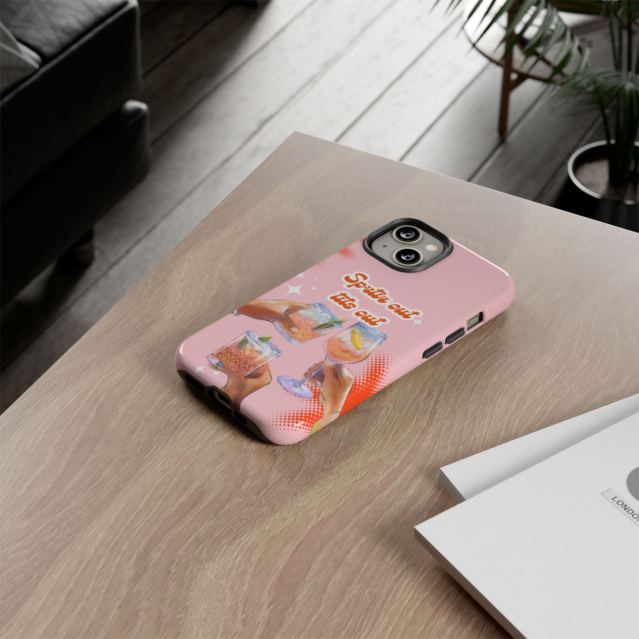 Spritz Out Tits Out - Tough Phone Case