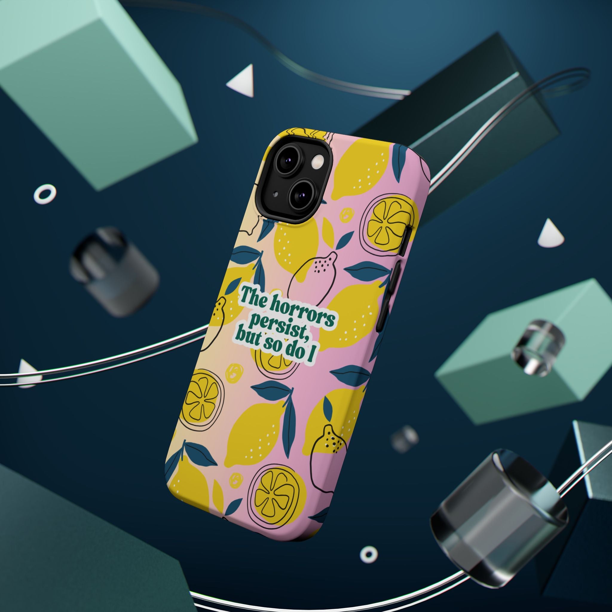 The Horrors Persist, but So Do I - Magnetic Tough Case for iPhone