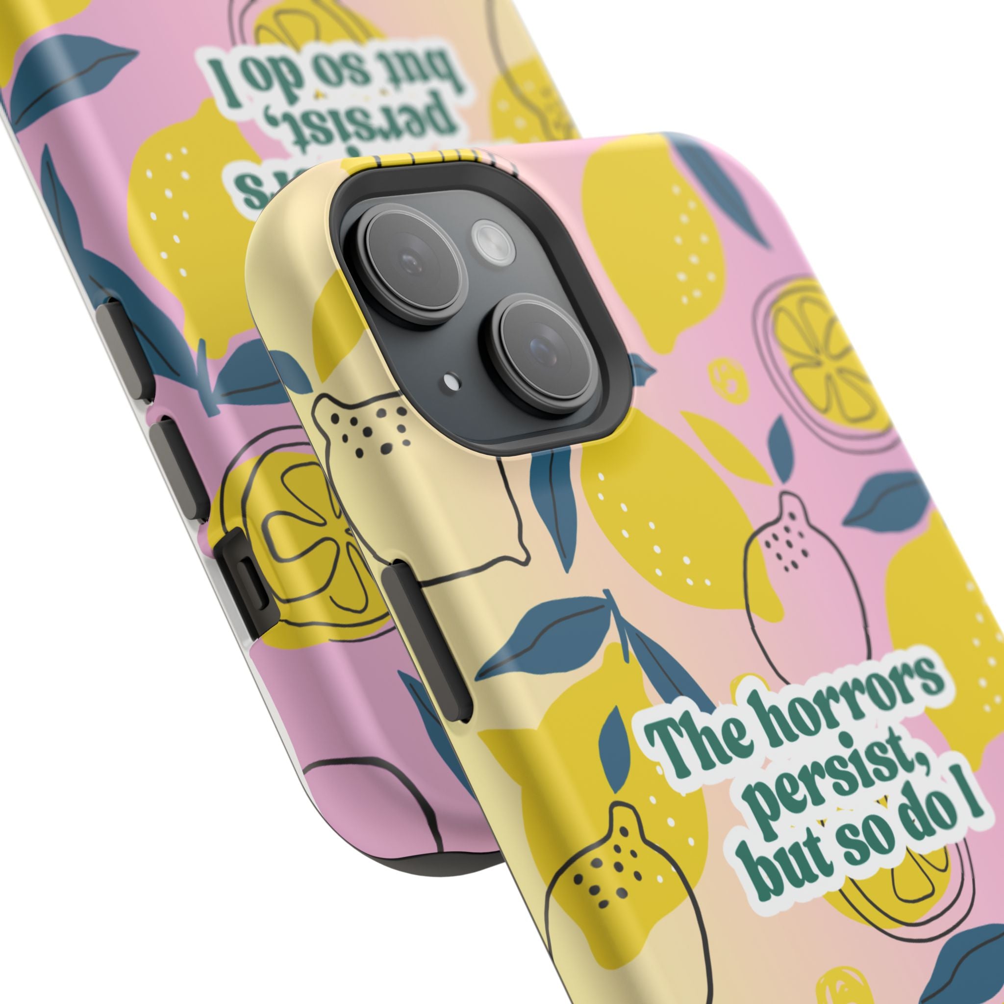 The Horrors Persist, but So Do I - Magnetic Tough Case for iPhone