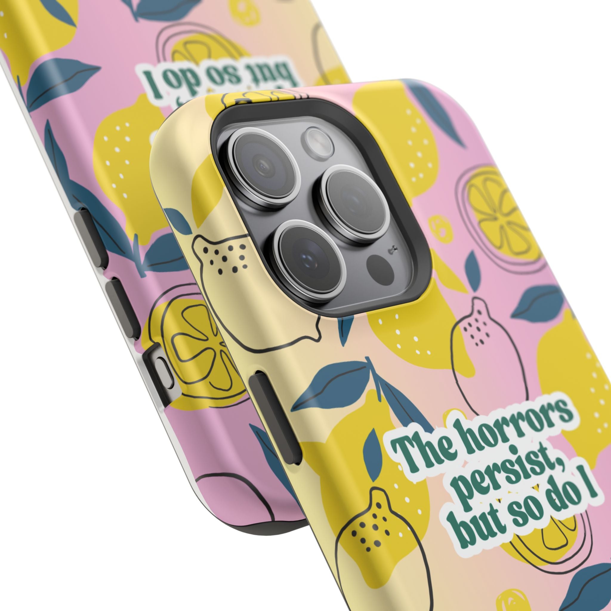 The Horrors Persist, but So Do I - Magnetic Tough Case for iPhone