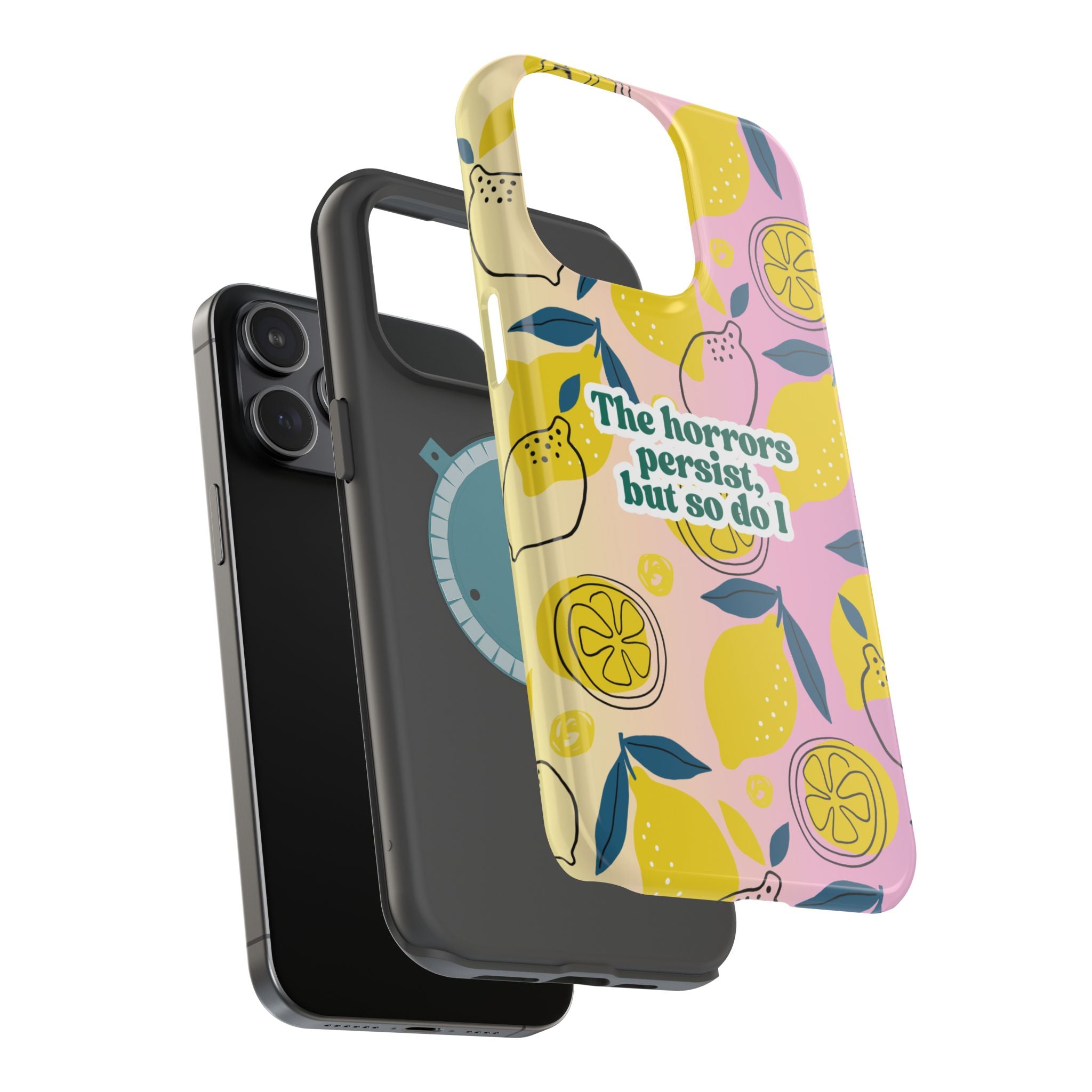 The Horrors Persist, but So Do I - Magnetic Tough Case for iPhone