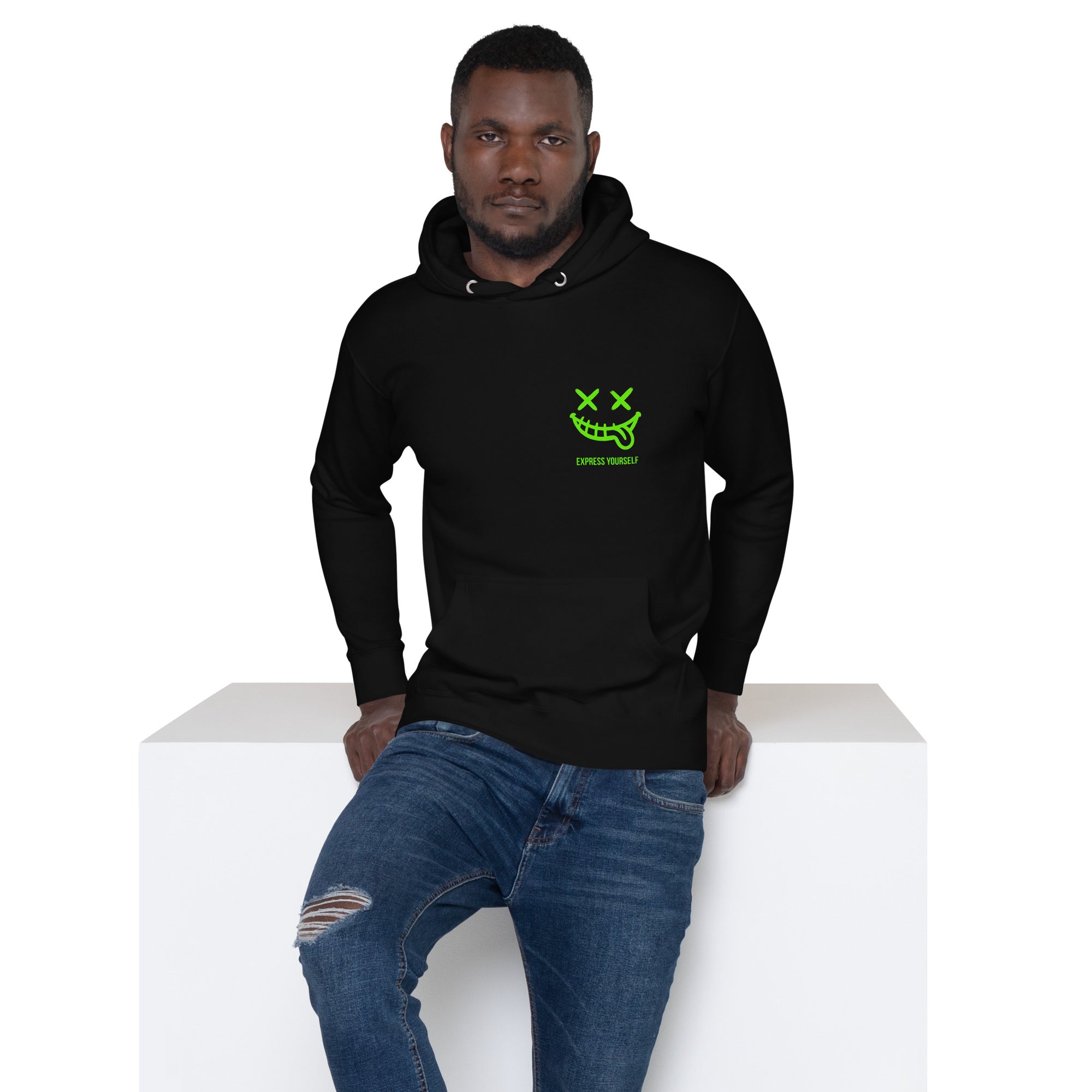XAVI™ Neon Green Print - Unisex Hoodie