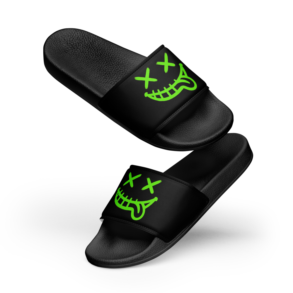 XAVI™ Green Print - Unisex Slides