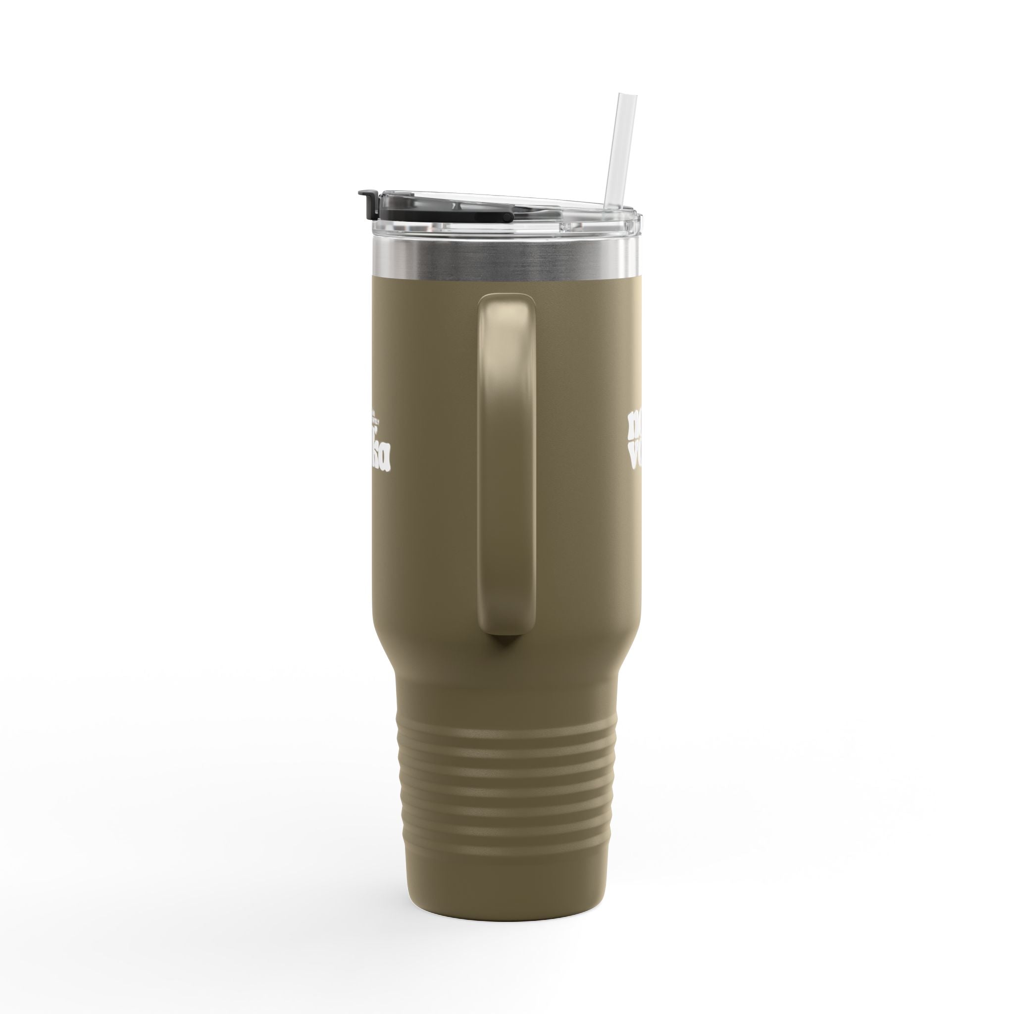 Definitely Not Vodka - Tumbler w. Straw Lid