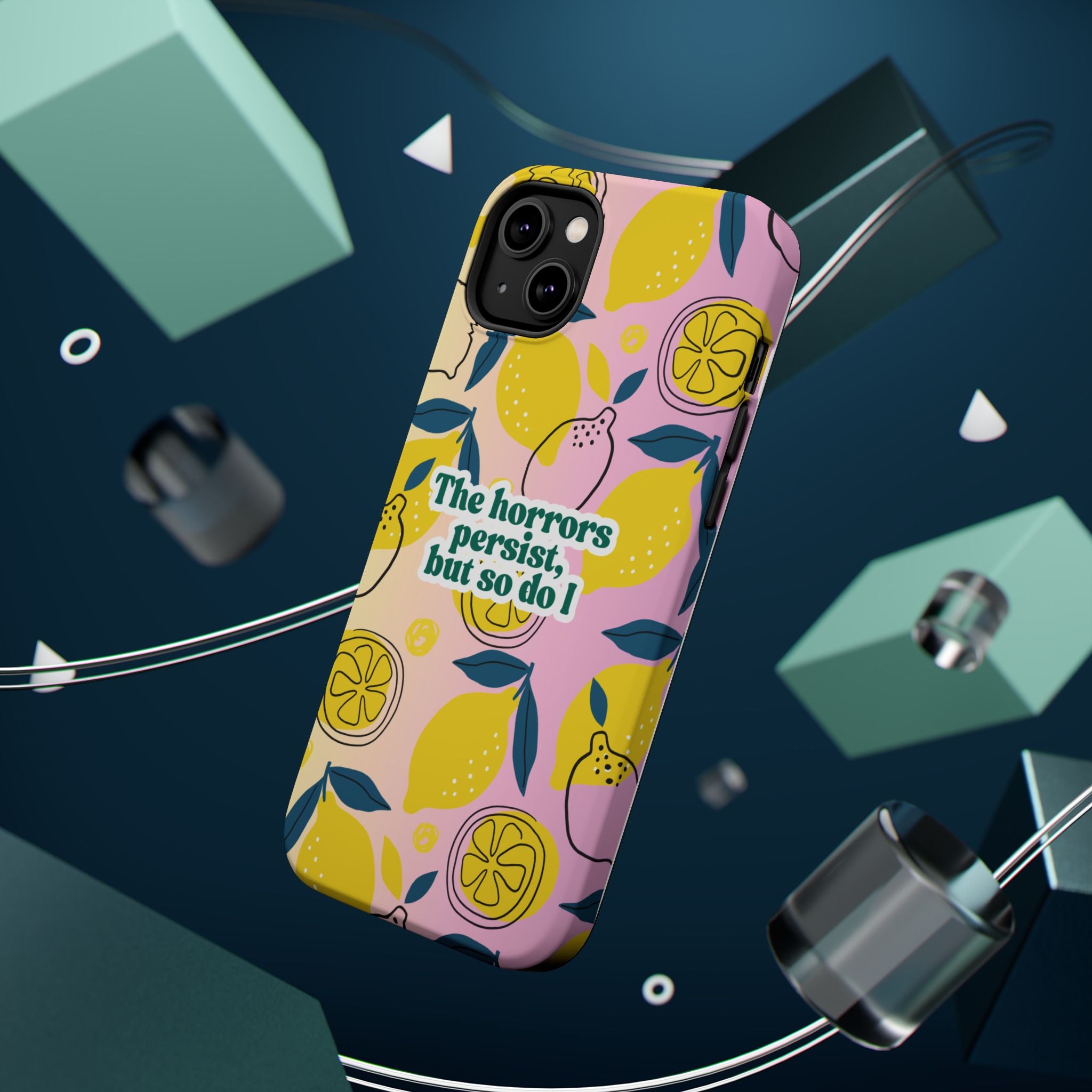 The Horrors Persist, but So Do I - Magnetic Tough Case for iPhone
