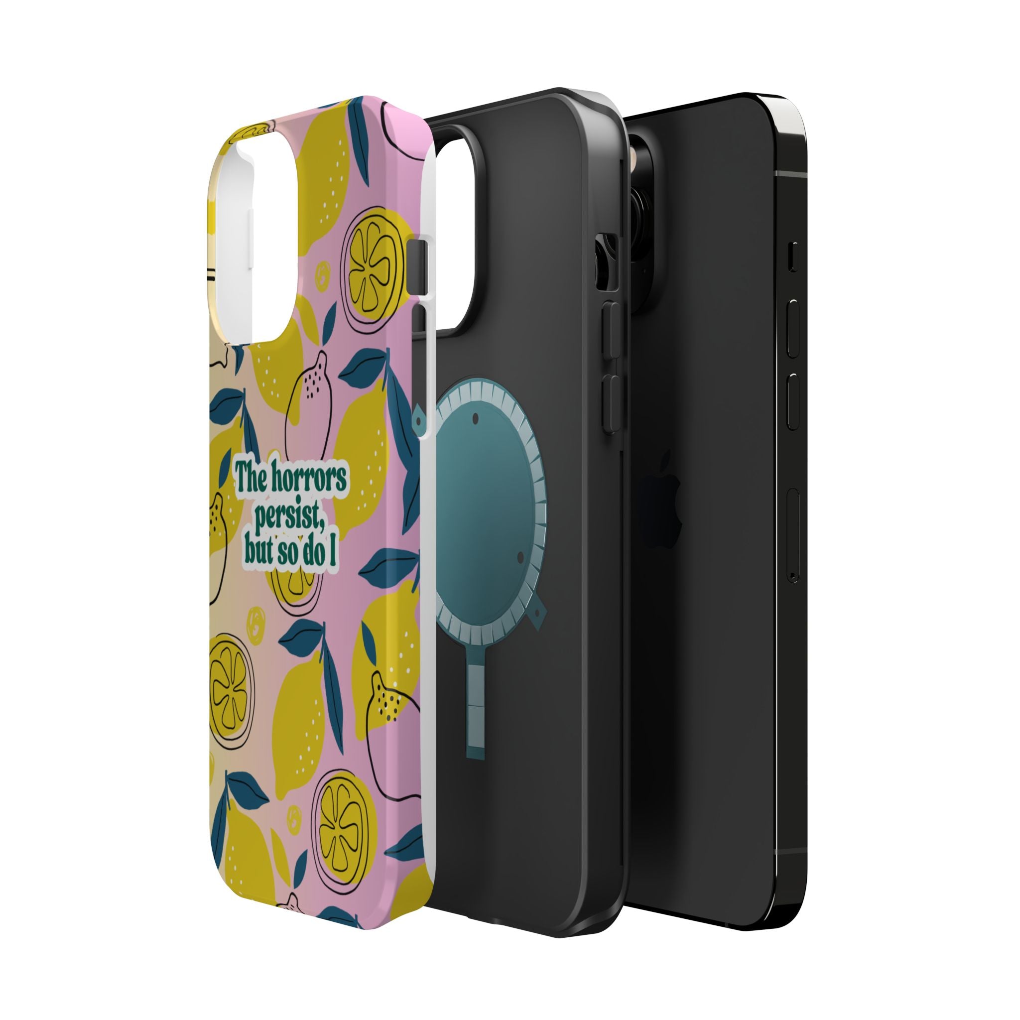 The Horrors Persist, but So Do I - Magnetic Tough Case for iPhone