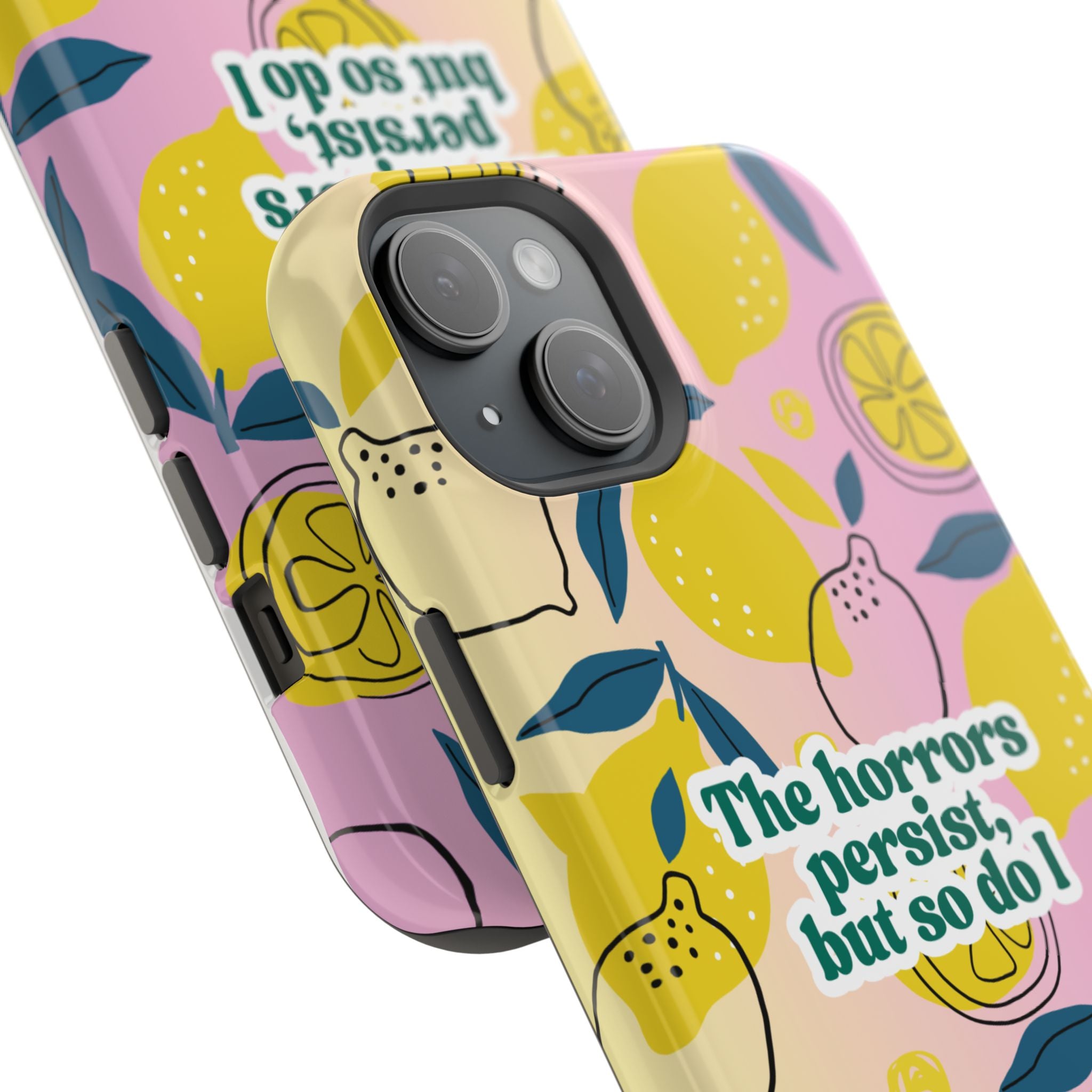 The Horrors Persist, but So Do I - Magnetic Tough Case for iPhone