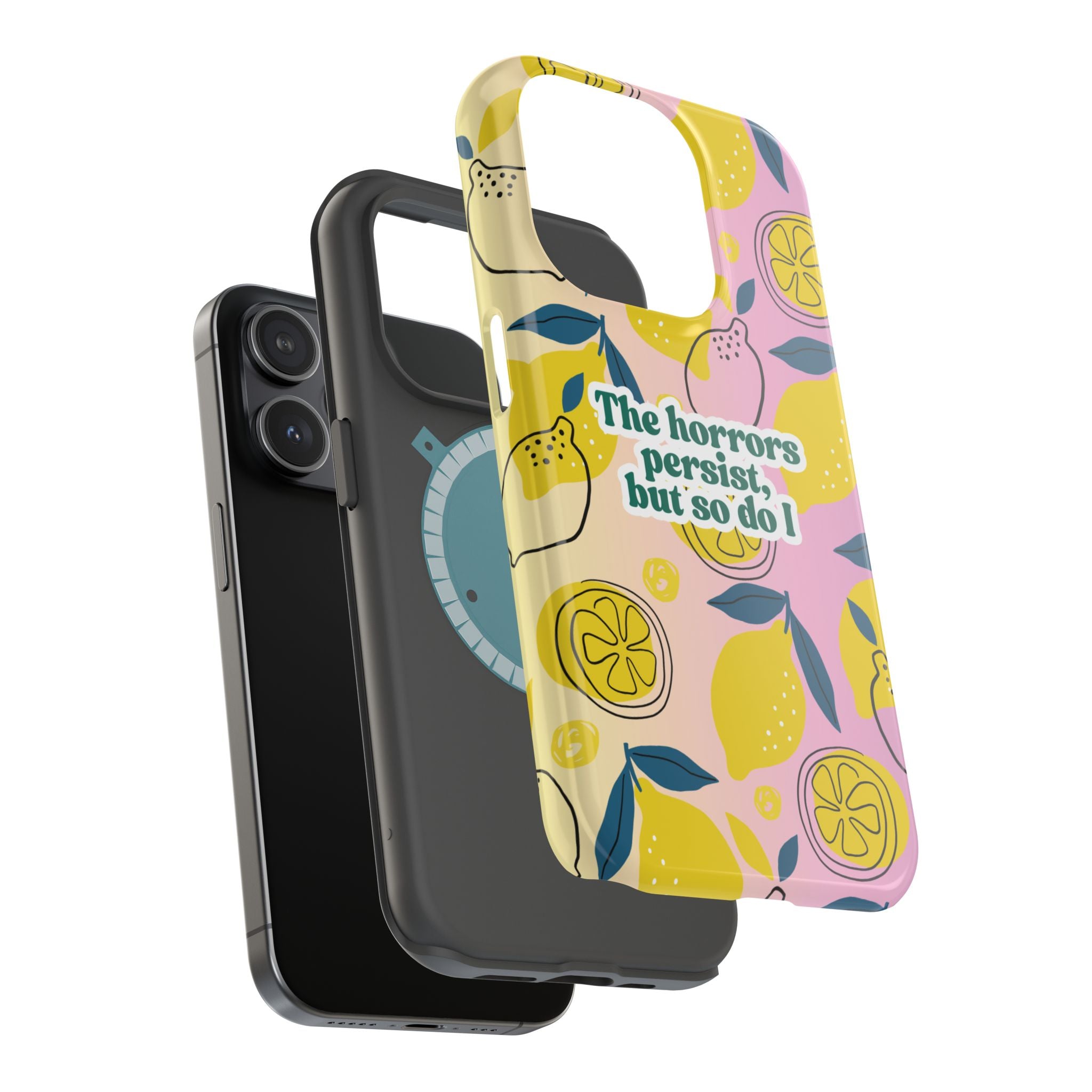 The Horrors Persist, but So Do I - Magnetic Tough Case for iPhone