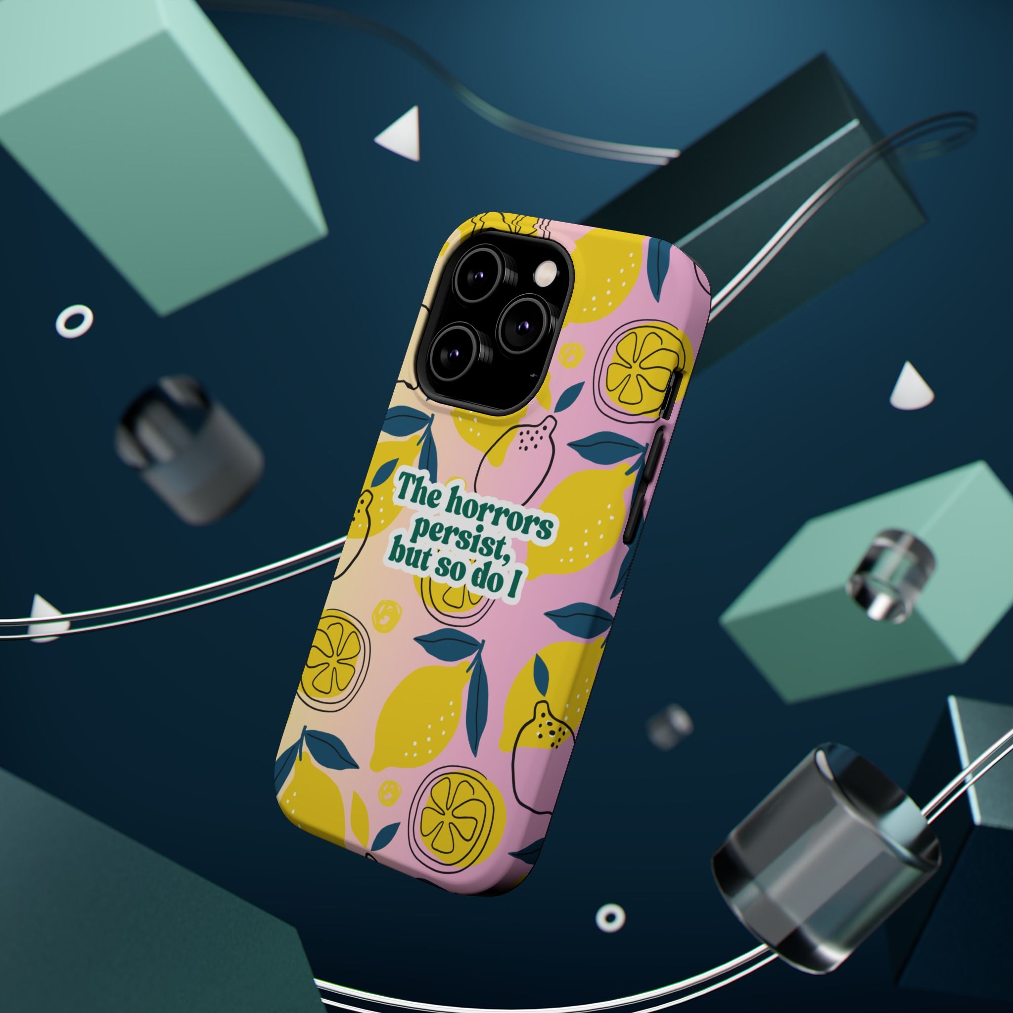 The Horrors Persist, but So Do I - Magnetic Tough Case for iPhone