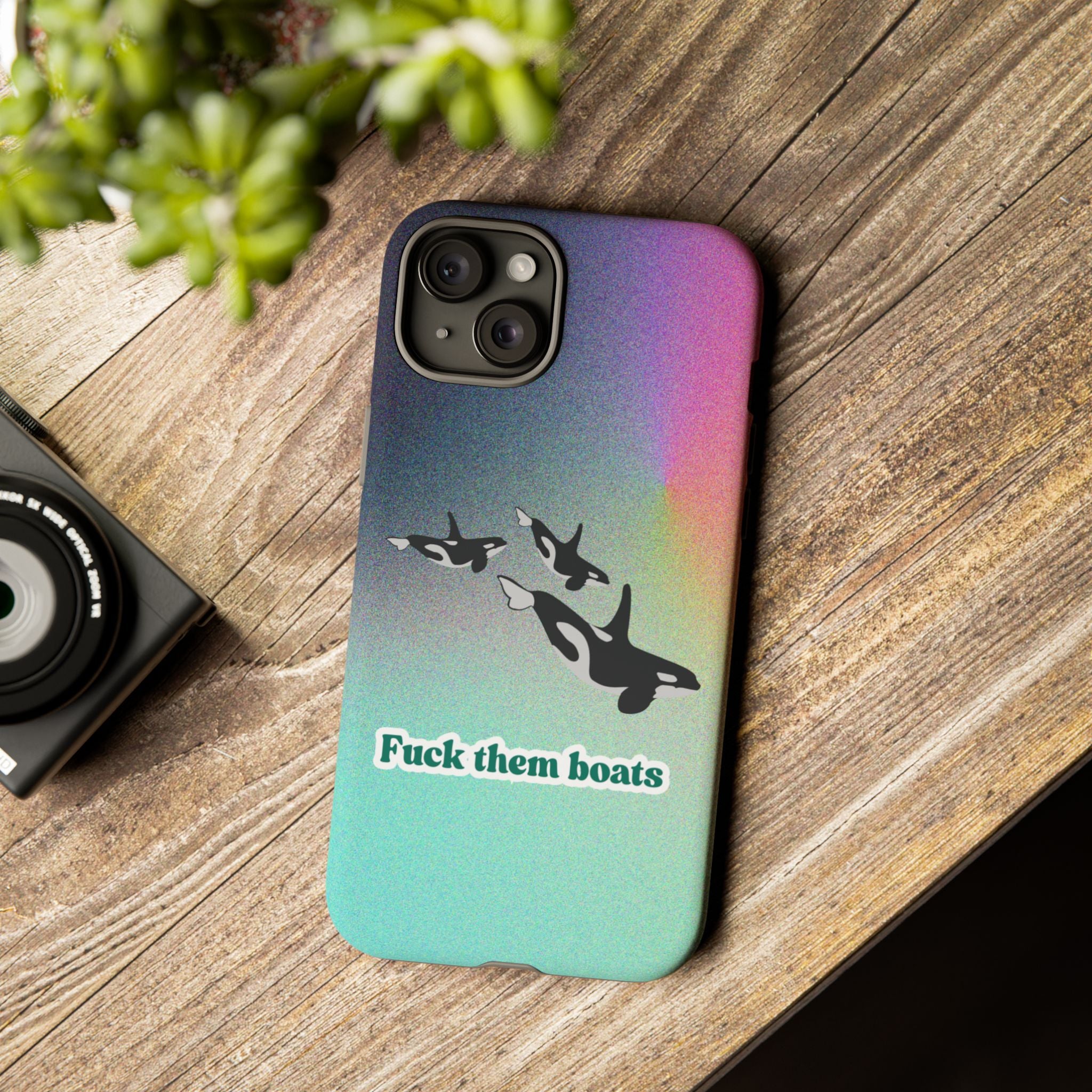 Orca Print - Tough Phone Case