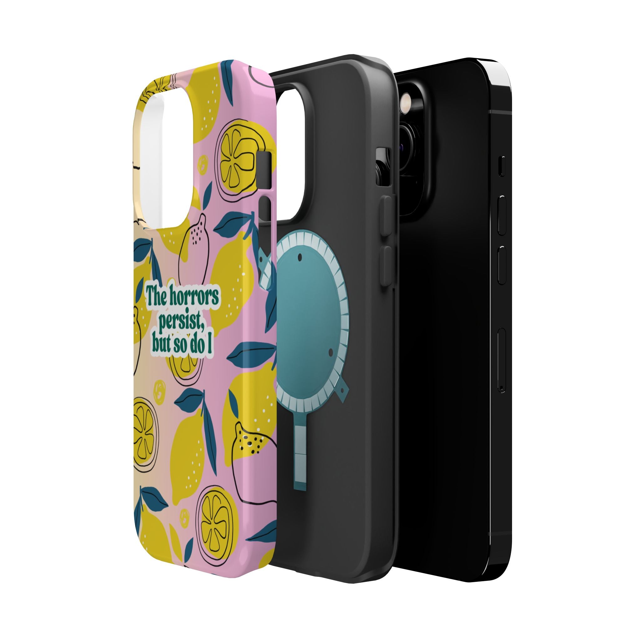 The Horrors Persist, but So Do I - Magnetic Tough Case for iPhone