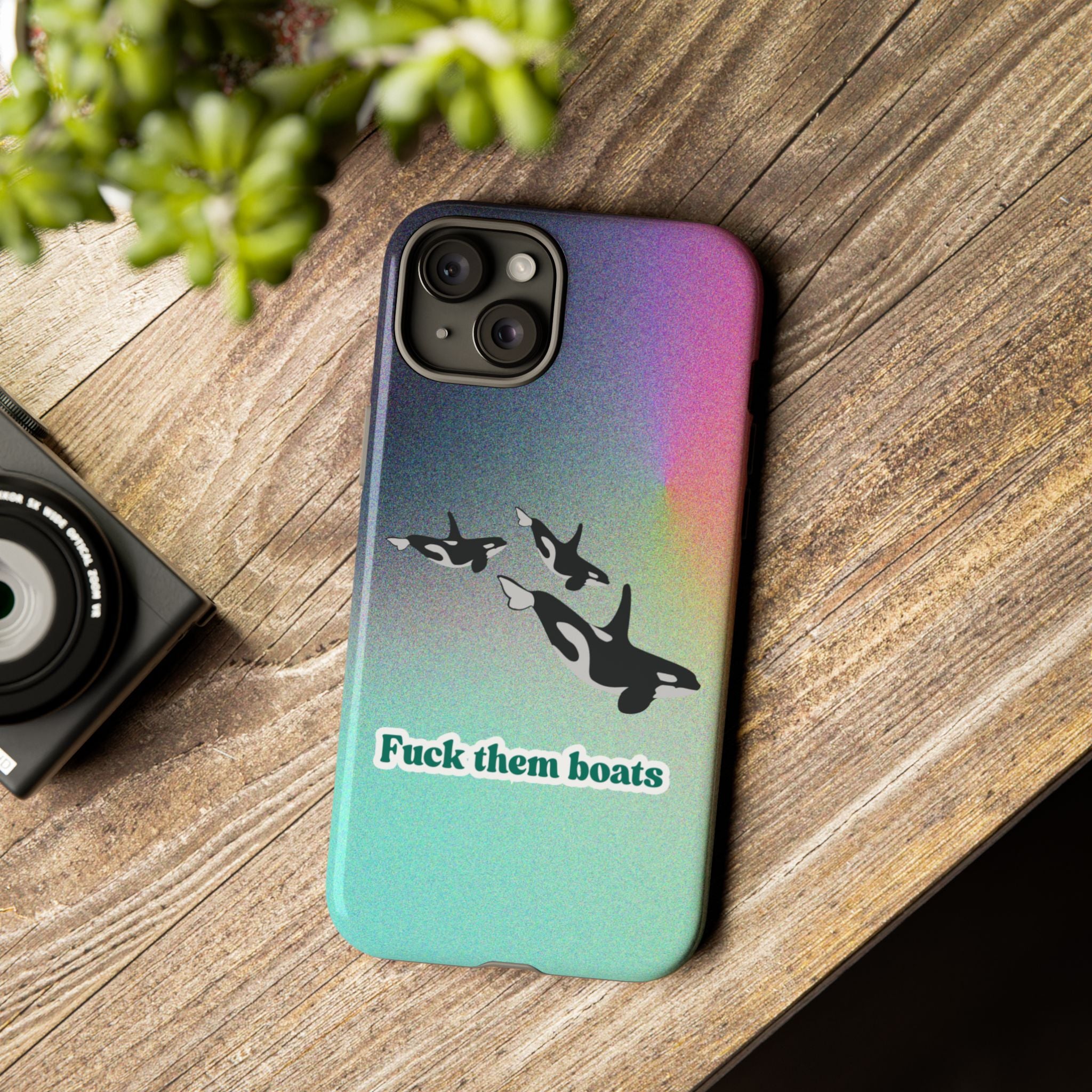 Orca Print - Tough Phone Case