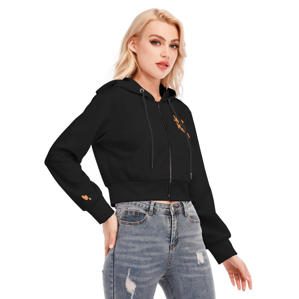 Sounds Like My Husband's Problem Hoodie | Funny Cropped Zip Hoodie for Women