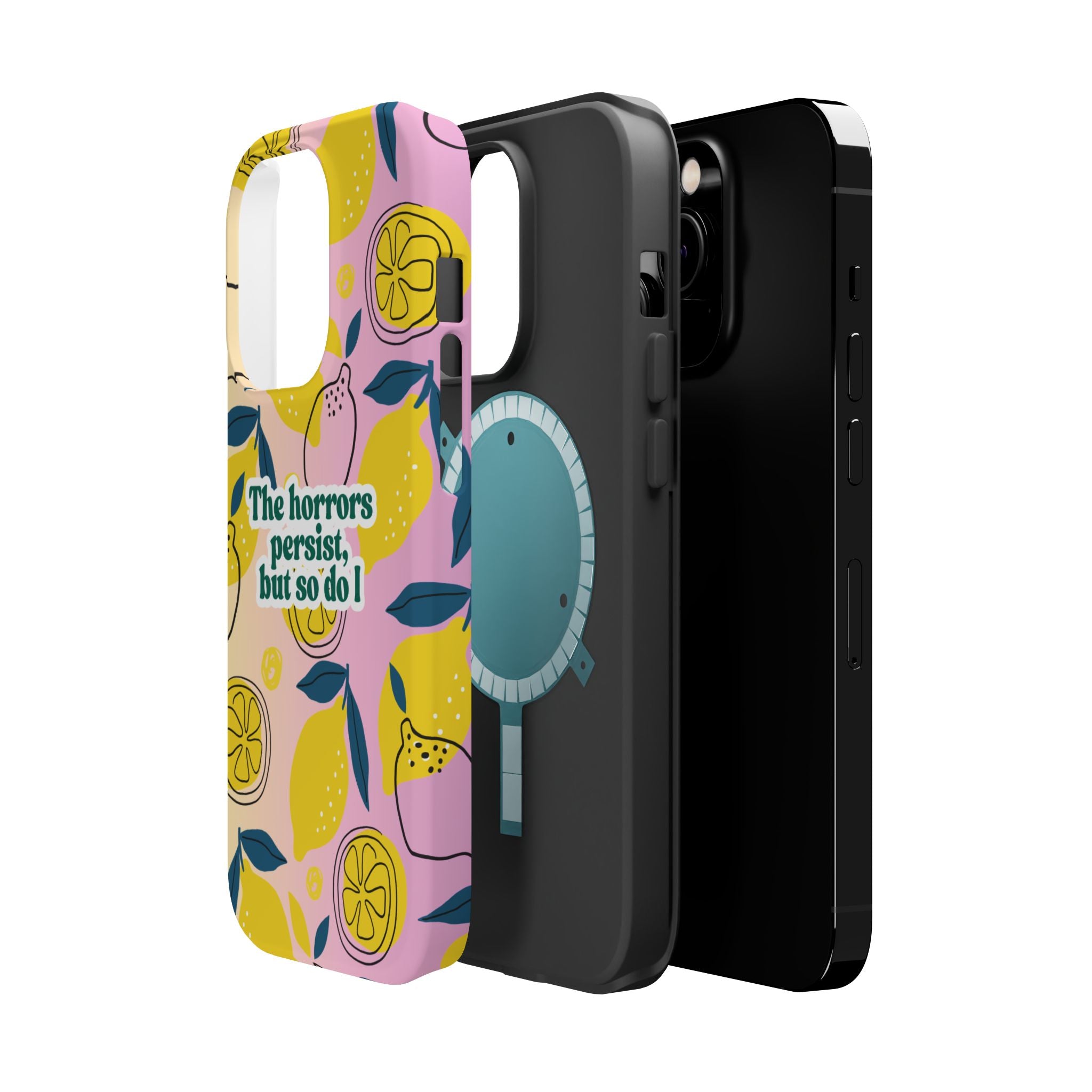 The Horrors Persist, but So Do I - Magnetic Tough Case for iPhone