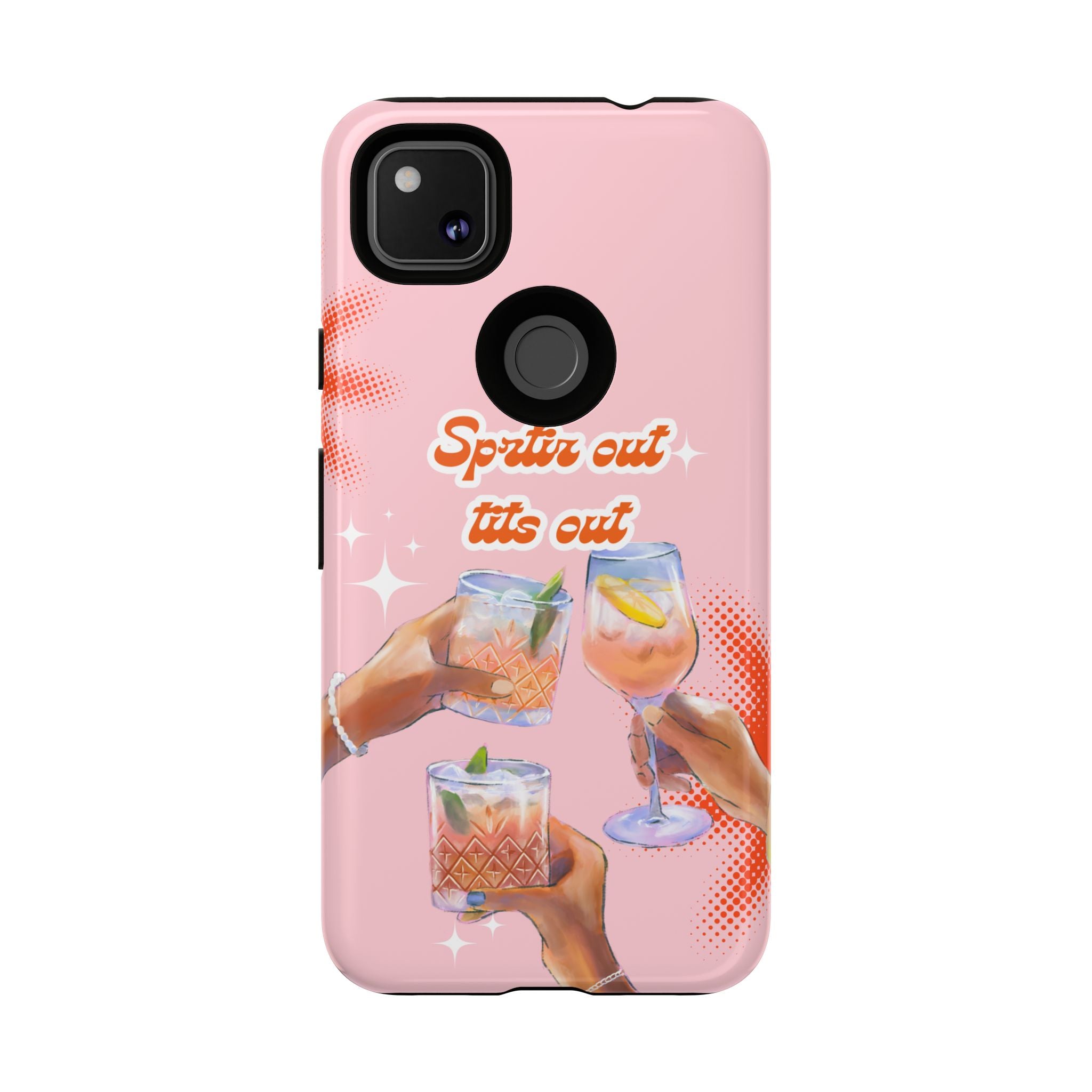 Spritz Out Tits Out - Tough Phone Case