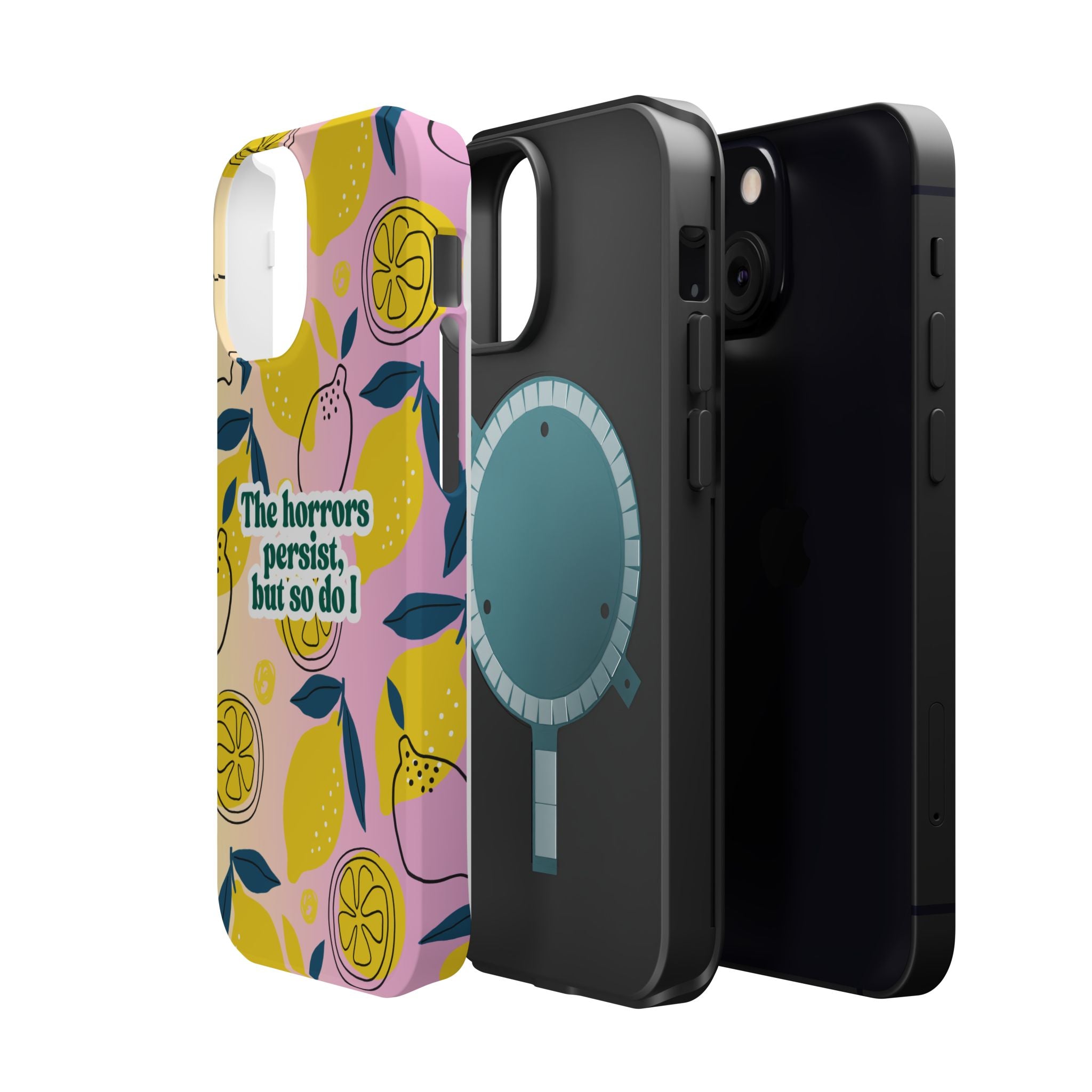 The Horrors Persist, but So Do I - Magnetic Tough Case for iPhone