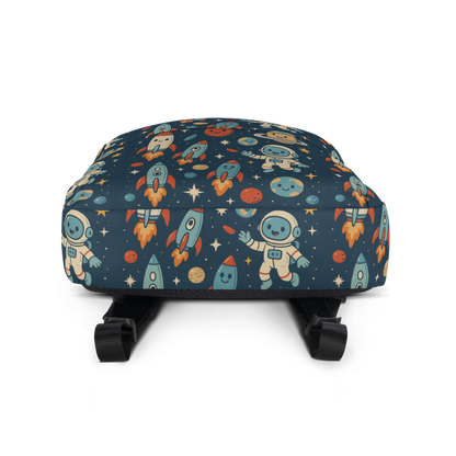 Spaceships & Astronauts print - Backpack