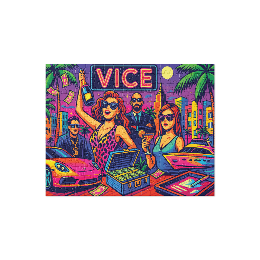 VICE Neon Miami Jigsaw Puzzle – 252 or 520 Pieces