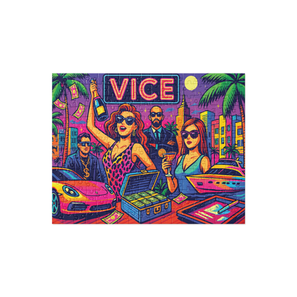 VICE Neon Miami Jigsaw Puzzle – 252 or 520 Pieces