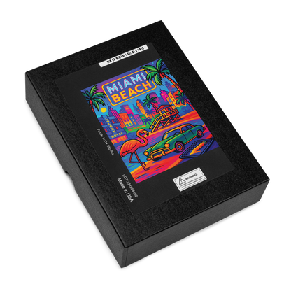 Neon Miami Jigsaw Puzzle – 252 or 520 Pieces