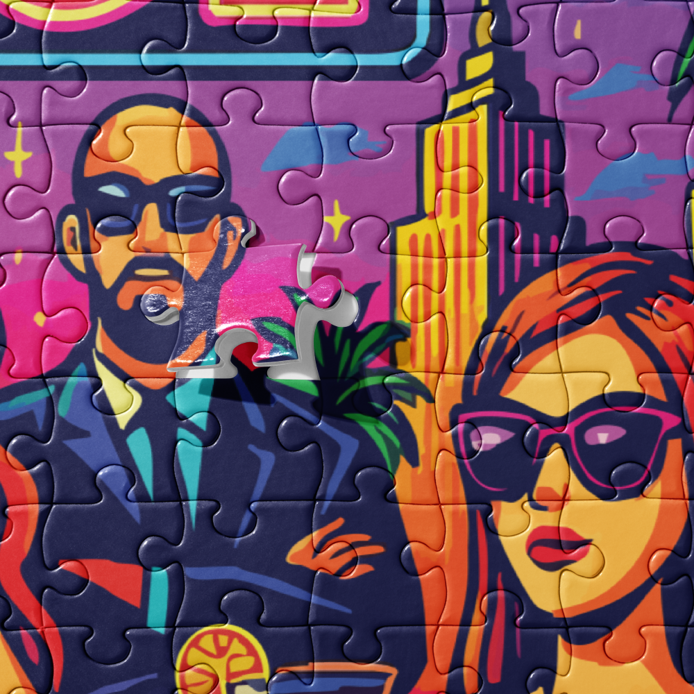 VICE Neon Miami Jigsaw Puzzle – 252 or 520 Pieces