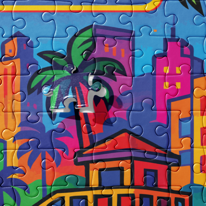 Neon Miami Jigsaw Puzzle – 252 or 520 Pieces