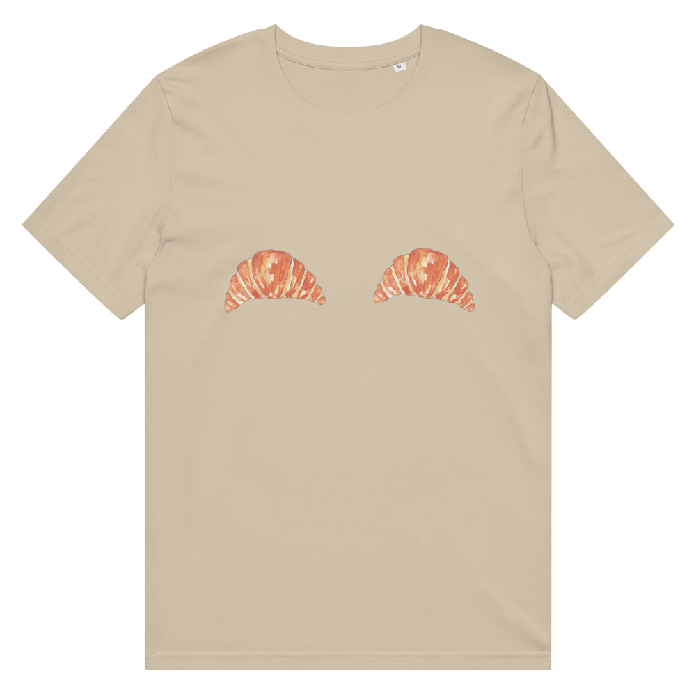 Croissant Twins - Unisex Organic T-Shirt