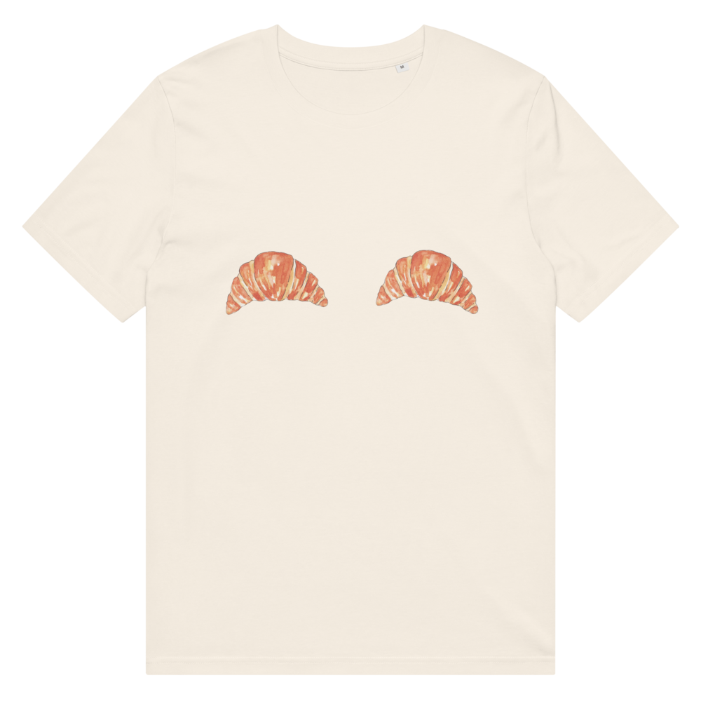 Croissant Twins - Unisex Organic T-Shirt