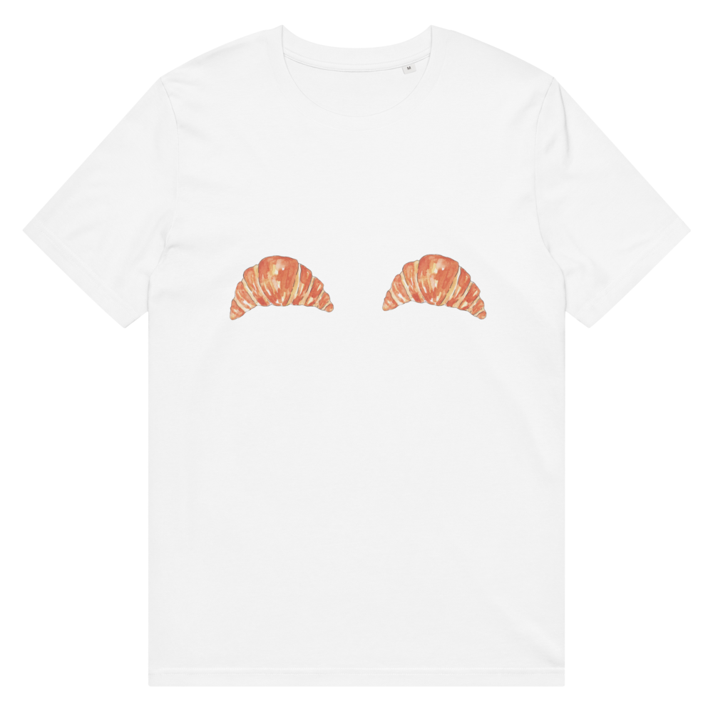 Croissant Twins - Unisex Organic T-Shirt