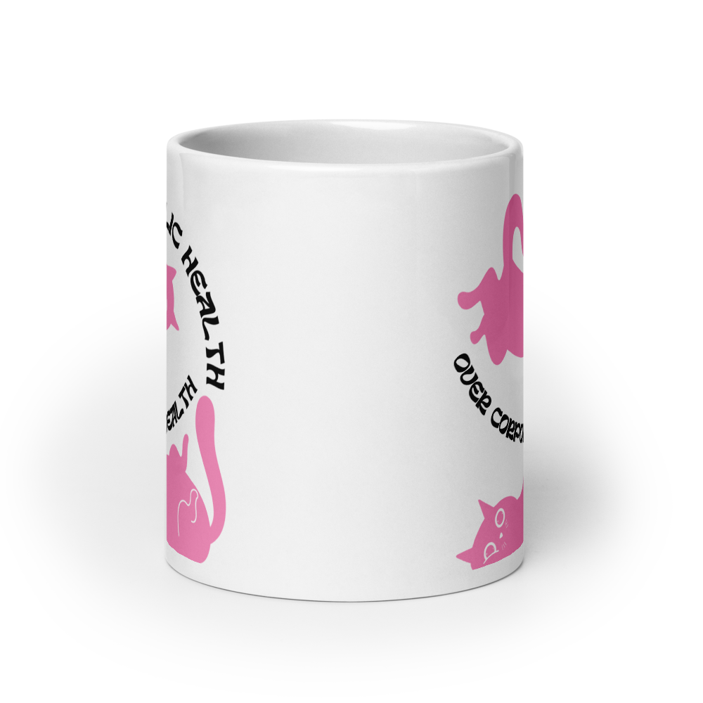 Public Health Over Corporate Wealth - Mug